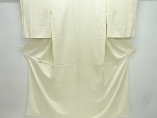 アンティーク　白錦紗中着